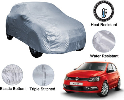 Auto Hub Car Cover For Volkswagen Polo, Polo Cross, Polo GT (Without Mirror Pockets)(Silver)