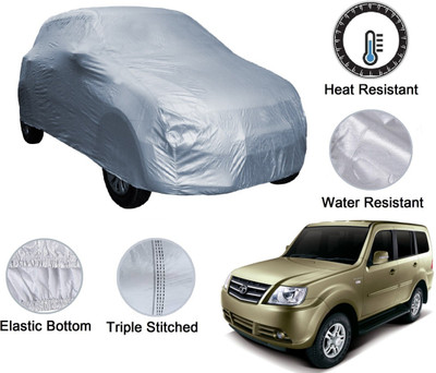 Auto Hub Car Cover For Tata Sumo Grande (Without Mirror Pockets)(Silver)