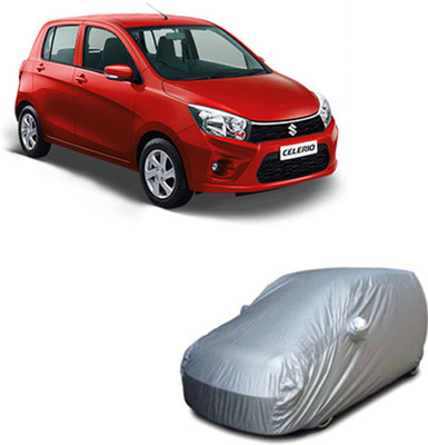 RPSENTTERPR Car Cover For Maruti Suzuki Celerio (With Mirror Pockets)(Silver, For 2020 Models)