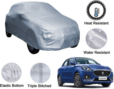 Auto Hub Car Cover For Maruti Suzuki Swift Dzire (Without Mirror Pockets)(Silver)