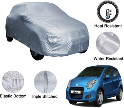 Auto Hub Car Cover For Maruti Suzuki A-Star (Without Mirror Pockets)(Silver)