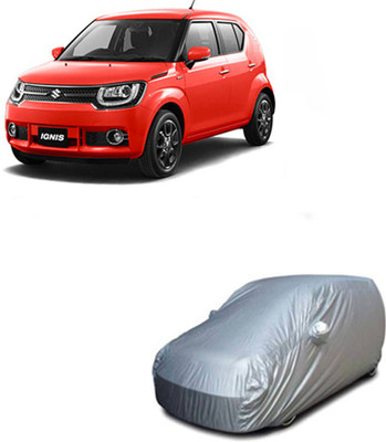 RPSENTTERPR Car Cover For Maruti Suzuki Ignis (With Mirror Pockets)(Silver, For 2020 Models)