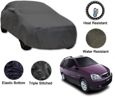 Auto Hub Car Cover For Tata Indigo Marina (With Mirror Pockets)(Grey)