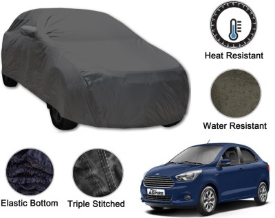 Auto Hub Car Cover For Ford Figo Aspire (With Mirror Pockets)(Grey)