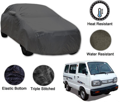 Auto Hub Car Cover For Maruti Suzuki Omni (With Mirror Pockets)(Grey)