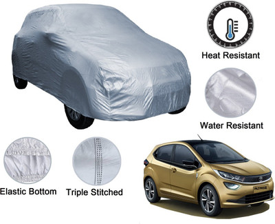 Auto Hub Car Cover For Tata Altroz (Without Mirror Pockets)(Silver)