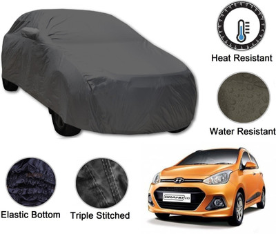 Amanzo Car Cover For Hyundai Grand i10, Grand i10 Nios (With Mirror Pockets)(Grey)