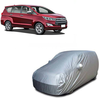 RPSENTTERPR Car Cover For Toyota Innova (With Mirror Pockets)(Silver, For 2020 Models)