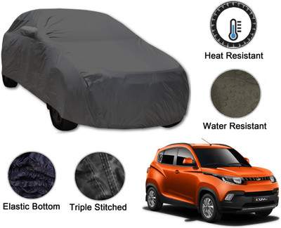 Amanzo Car Cover For Mahindra KUV100 (With Mirror Pockets)(Grey)