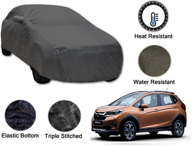 Auto Hub Car Cover For Honda WRV (With Mirror Pockets)(Grey)