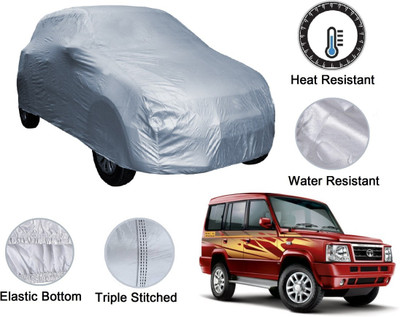 Auto Hub Car Cover For Tata Sumo Gold (Without Mirror Pockets)(Silver)