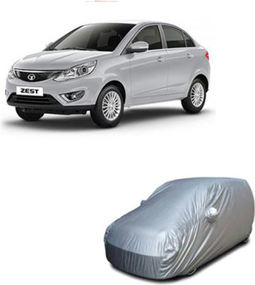 RPSENTTERPR Car Cover For Tata Zest (With Mirror Pockets)(Silver, For 2020 Models)