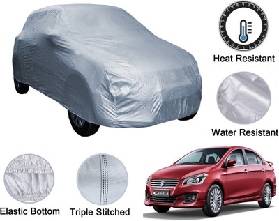 Auto Hub Car Cover For Maruti Suzuki Ciaz (Without Mirror Pockets)(Silver)
