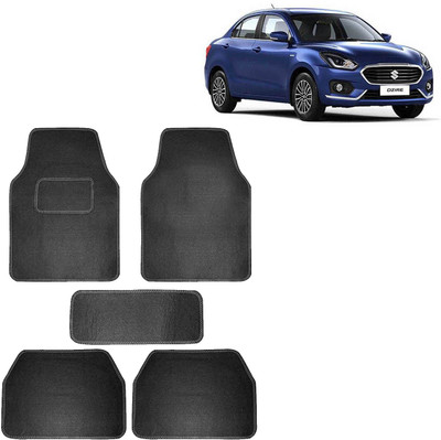 aksmit Fabric Standard Mat For  Maruti Suzuki Swift Dzire(Black)