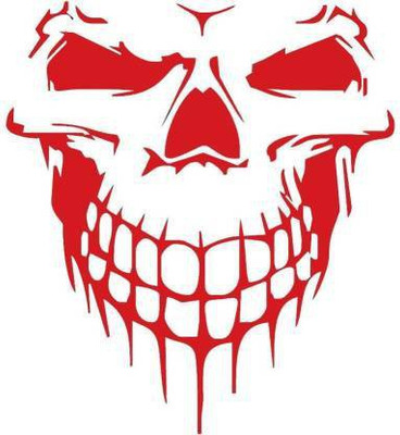 KICKWIX Sticker & Decal for Car & Bike(Red)