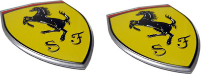 JMD GLOBAL SALES Emblem for Car(Yellow)