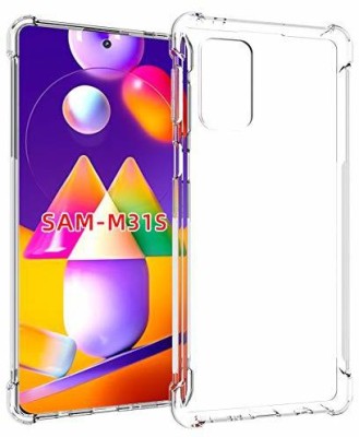 KITE DIGITAL Back Cover for Samsung Galaxy M31s(Transparent, Shock Proof, Silicon, Pack of: 1)