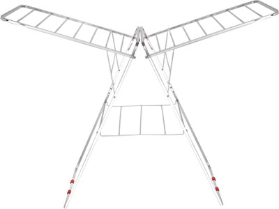 Flipkart SmartBuy Steel Floor Cloth Dryer Stand Steel Cloth Stand For Drying Clothes Foldable Cloth Dryer Stand(1 Tier)