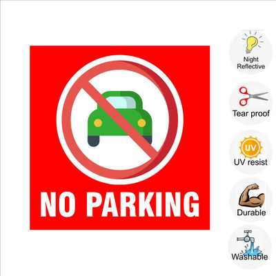 pilot18 NO PARKING Emergency Sign(Reflective Sign)