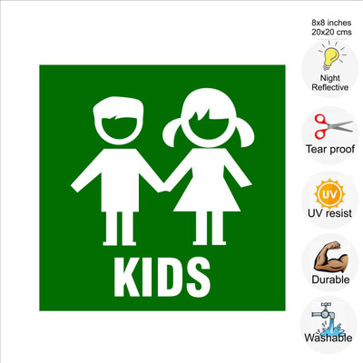 pilot18 KIDS Emergency Sign(Reflective Sign)