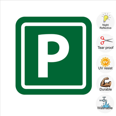 pilot18 PARKING Emergency Sign(Reflective Sign)