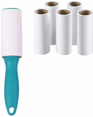 Nyrwana Plastic Sticky Lint Roller Pet Hair Remover Cleaner 300 Sheets,Set of 6 Rolls 50 Sheets Each roll Lint Roller