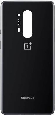 NEW SHIV STORE Oneplus 8 Pro Back Panel(Black)