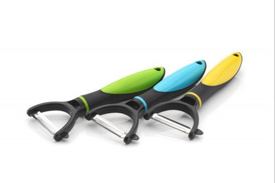 Sharanam Premium Vegetable Kitchen Peeler Stainless Steel Blade Multi Color (3 Piece) Y Shaped Peeler Set(Multicolor Pack of 3)