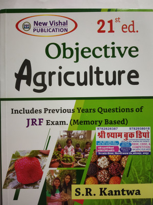 21 Edition Objective Agriculture Jrf Exam SR Kantwa(Paperback, SR kantwa)