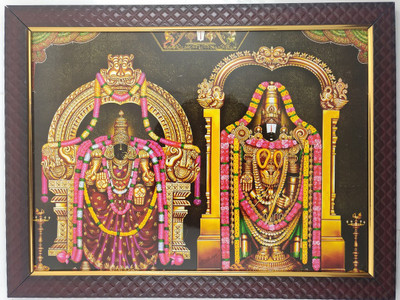 SAI BALAJI ACRALICS Tirupati balaji Padmavati Religious Frame
