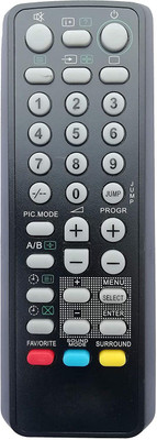 LipiWorld 205 CRT TV Universal Remote Control (RM-W101 RM-W103 RM-W104 Work with All Most) Compatible for  Sony Remote Controller(Black)