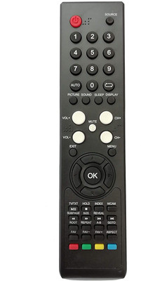 LipiWorld LED LCD Smart TV Remote Control Compatible for  Haier Remote Controller(Black)