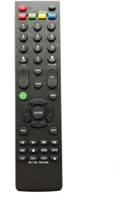 LipiWorld LCD LED Smart TV Remote Control Compatible for  Thomson Remote Controller(Black)