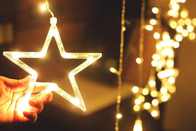Welltech 138 LEDs 9.14 m Yellow Flickering Star Rice Lights(Pack of 1)