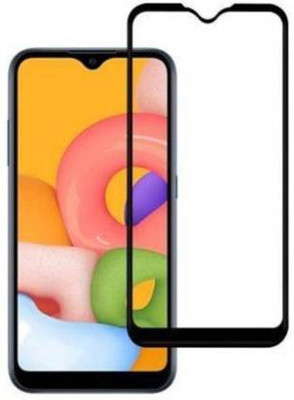EASYBIZZ Edge To Edge Tempered Glass for Samsung Galaxy M01(Pack of 1)