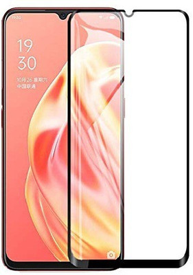 Kruvln Edge To Edge Tempered Glass for Oppo F15(Pack of 1)