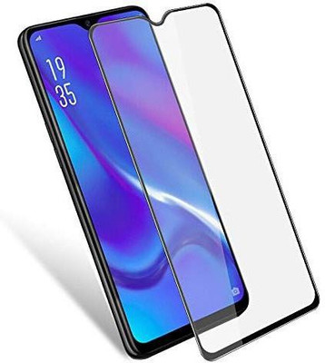 BeeVault Edge To Edge Tempered Glass for Realme C3(Pack of 1)