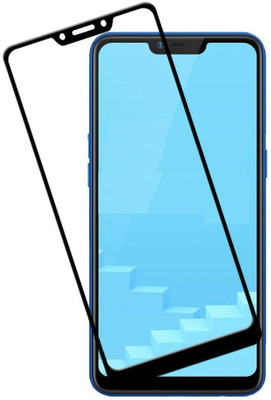 Express Buy Edge To Edge Tempered Glass for Realme C1(Pack of 1)