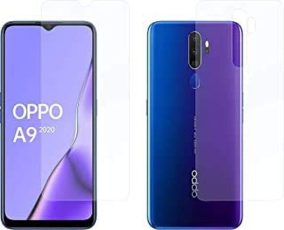 RUNEECH Front and Back Screen Guard for OPPO A9 2020(Pack of 2)