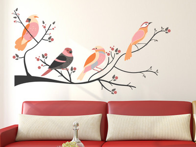 Littlebuds 150 cm Colorfull Cages Removable Sticker(Pack of 1)