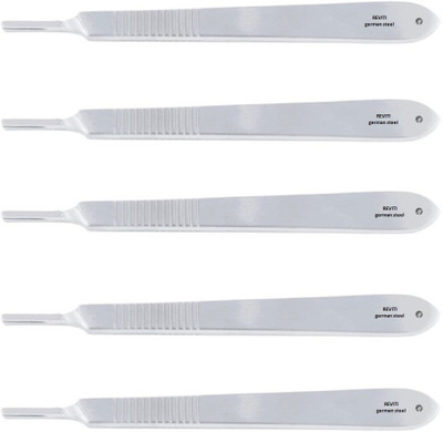 REVITI B.P handle no.3 geman steel COMBO of 5 Surgical Scalpel(Pack of 5)