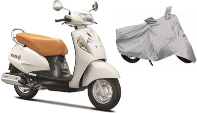 THE REAL ARV Two Wheeler Cover for Suzuki(Access SE, Silver)
