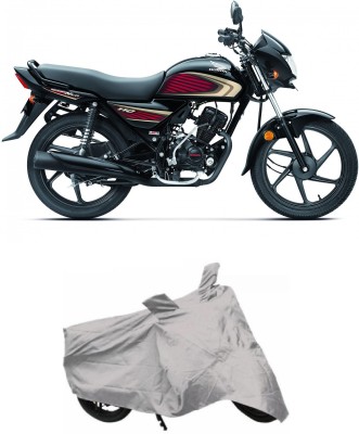 THE REAL ARV Two Wheeler Cover for Honda(Dream Neo, Silver)