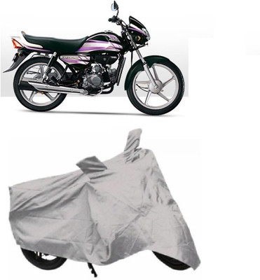 THE REAL ARV Two Wheeler Cover for Hero(HF, Silver)