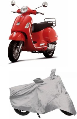 THE REAL ARV Two Wheeler Cover for Piaggio(Piaggio Vespa, Silver)