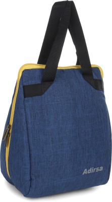 ADIRSA office men and women Waterproof Lunch Bag(Blue, Yellow, 3 L)