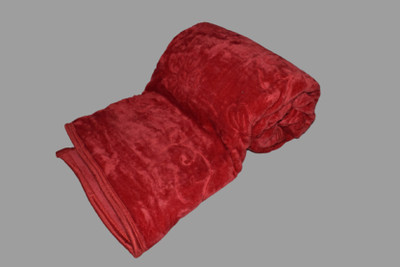 Changers Solid Double AC Blanket for  Mild Winter(Woollen Blend, Maroon)