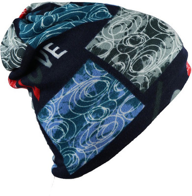 BunnyWave Self Design Beanie Cap