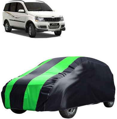 QualityBeast Car Cover For Mahindra Xylo (Without Mirror Pockets)(Green, Black)