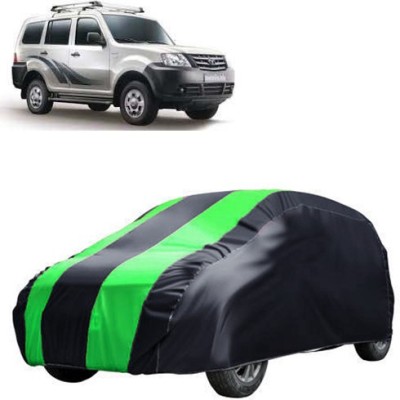 QualityBeast Car Cover For Tata Movus (Without Mirror Pockets)(Green, Black)